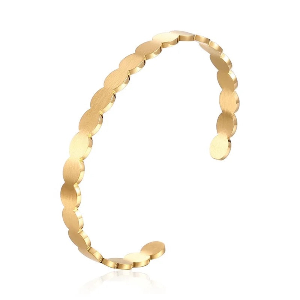 Open Edit Ellipse Cuff Bracelet - Picture 12 of 12